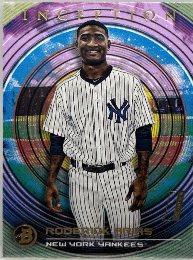 Roderick Arias #4 Baseball Cards 2022 Bowman Inception