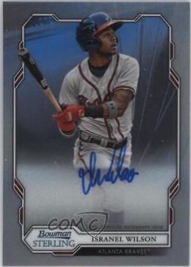 Isranel Wilson #IW 2019 Bowman Sterling Prospect Autographs Baseball