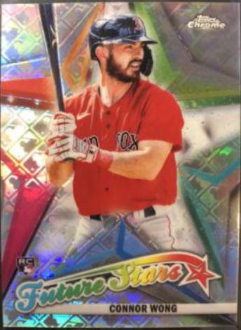 Connor Wong #FS-10 Baseball Cards 2022 Topps Chrome Logofractor Future Stars