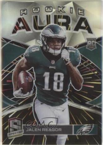Jalen Reagor #RA-23 Football Cards 2020 Panini Spectra Rookie Aura