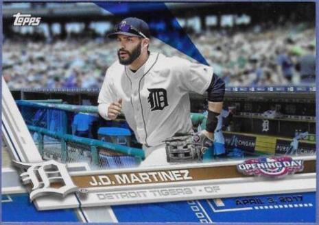 J.D. Martinez [Rainbow Blue Foil] #172