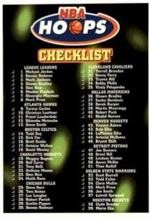 Checklist