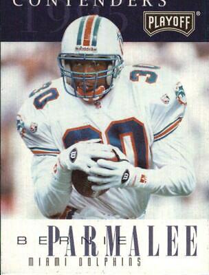 Bernie Parmalee #30 Football Cards 1995 Playoff Contenders