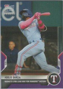 Adolis Garcia #193 2021 Topps Now Baseball