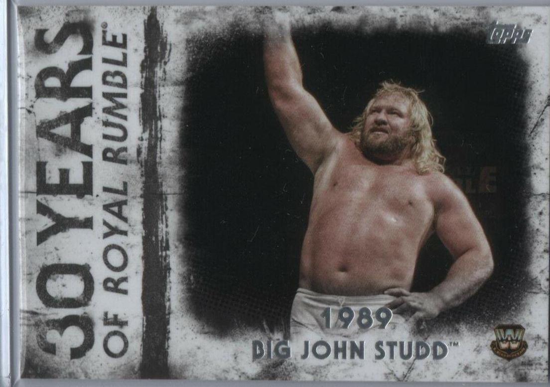 Big John Studd #RR-2 Wrestling Cards 2018 Topps WWE Undisputed 30 Years of Royal Rumble
