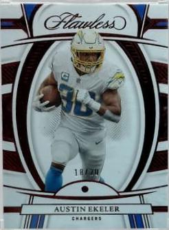 Austin Ekeler #34 2022 Panini Flawless Football