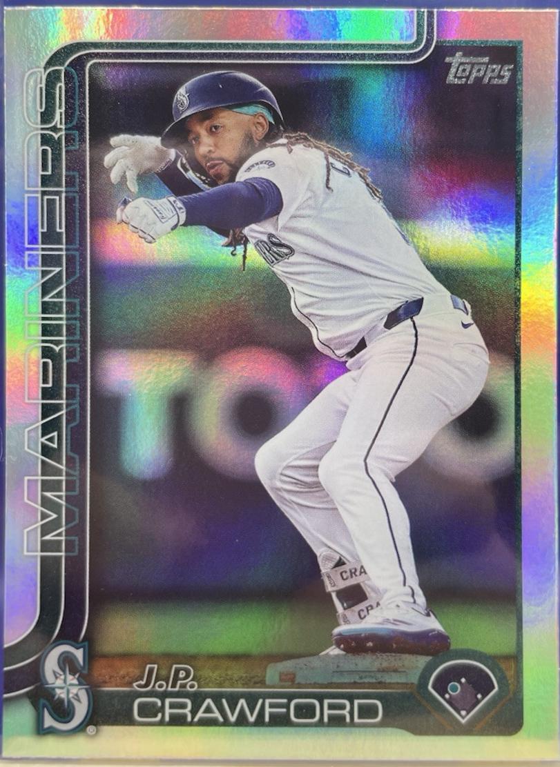 J.P. Crawford [Aqua Rainbow Foil] #298