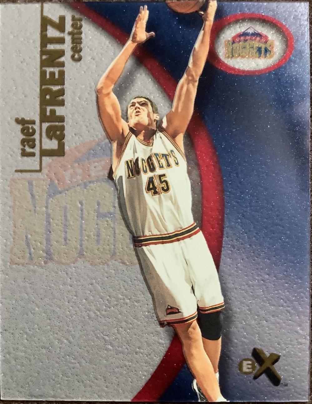 Raef LaFrentz #20 Basketball Cards 2000 Fleer E-X