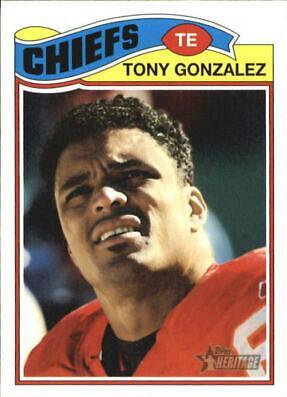 Tony Gonzalez #41 Football Cards 2005 Topps Heritage