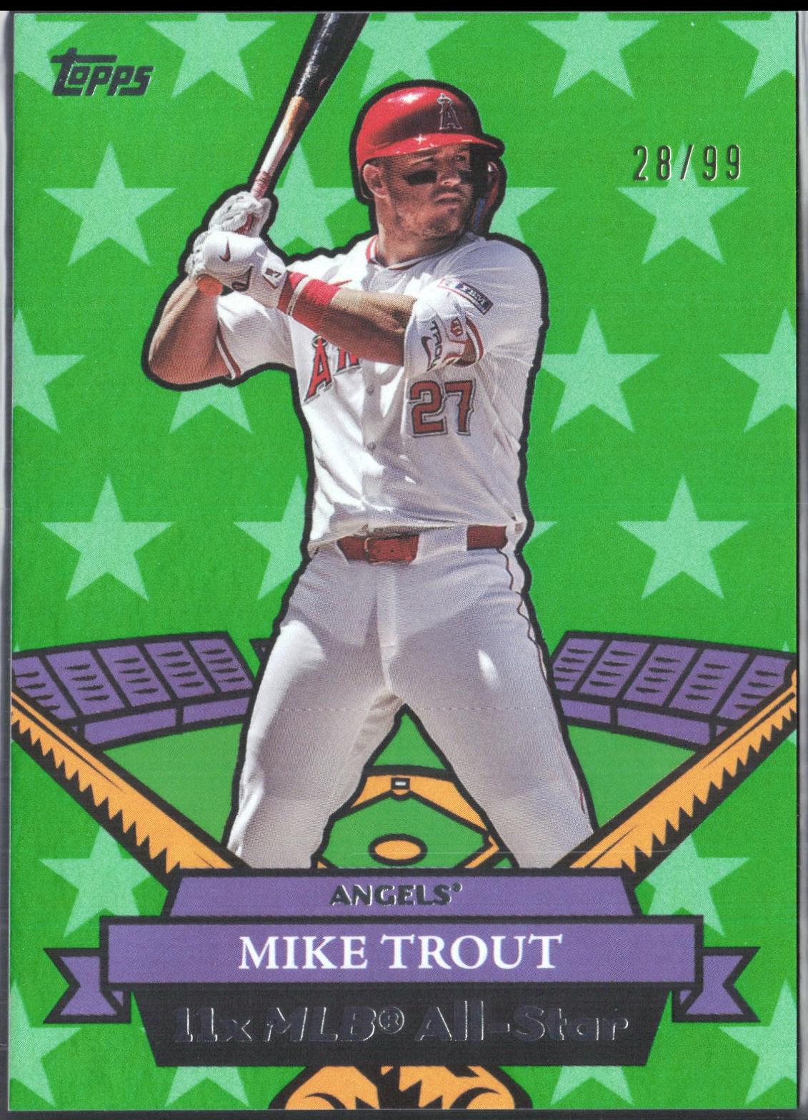 Mike Trout [Green] #07AS-3