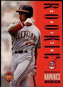 Manny Ramirez #286 Baseball Cards 1994 Donruss Triple Play