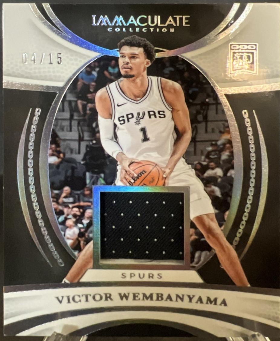 Victor Wembanyama #20 2024 Panini Immaculate Blockchain Basketball