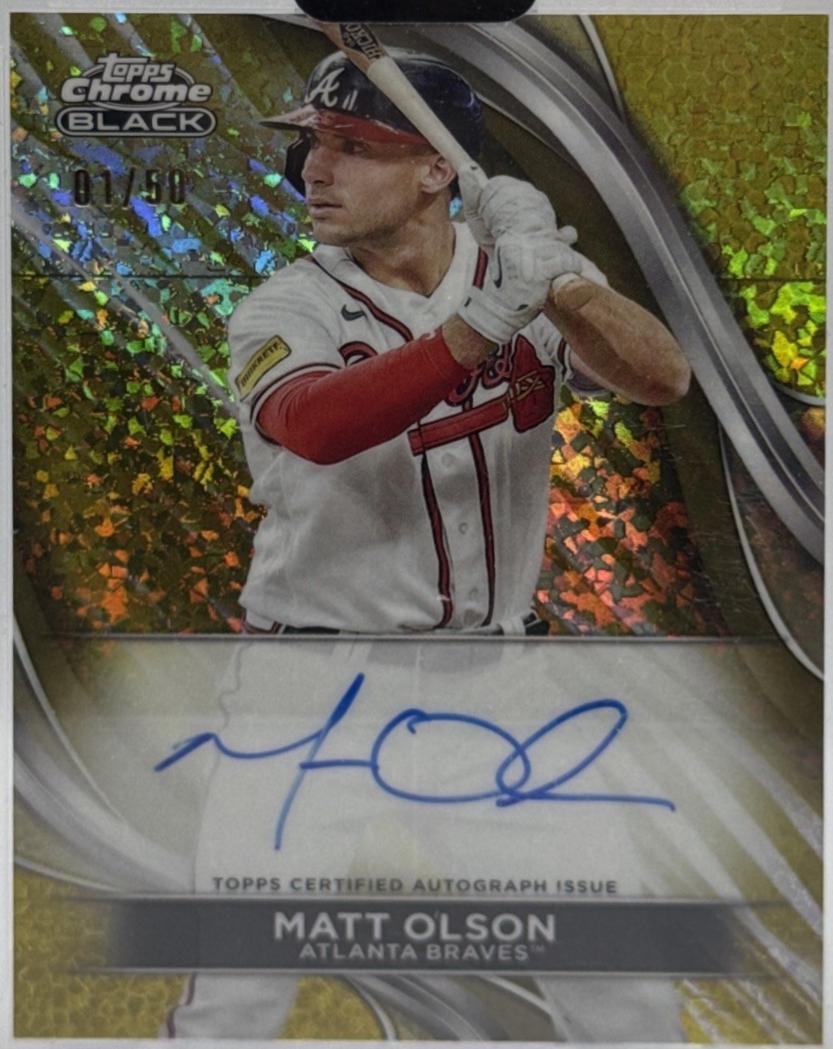 Matt Olson [Gold Refractor] #CBA-MO