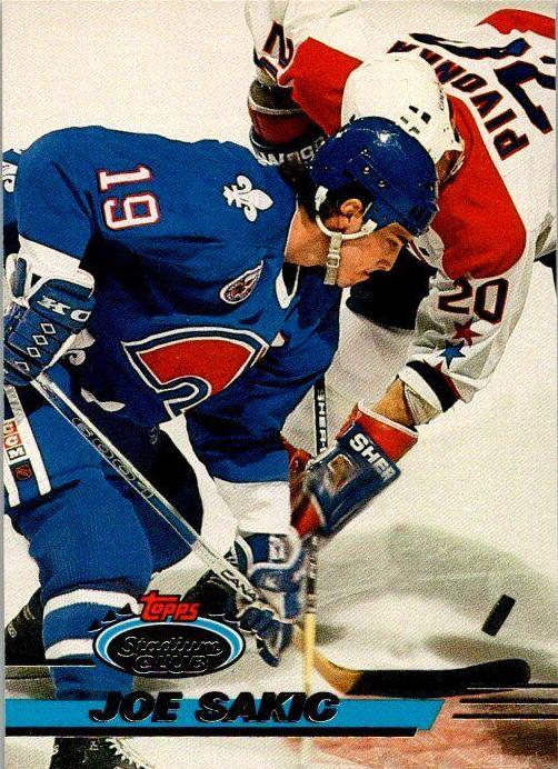 Joe Sakic #32 1993-94 Stadium Club Hockey