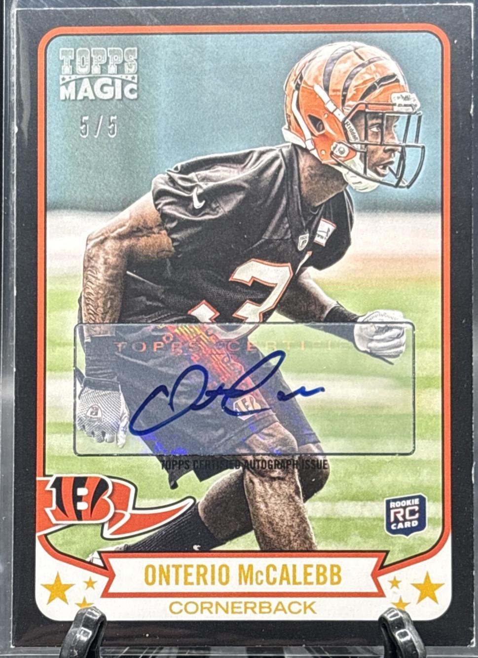Onterio McCalebb [Autograph Black Bordered] #19