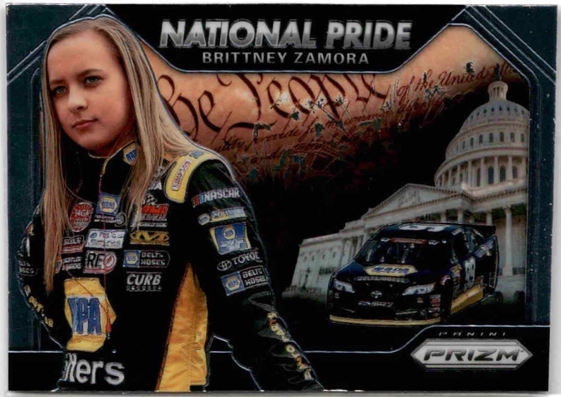 Brittney Zamora #NP14 Racing Cards 2020 Panini Prizm Nascar National Pride