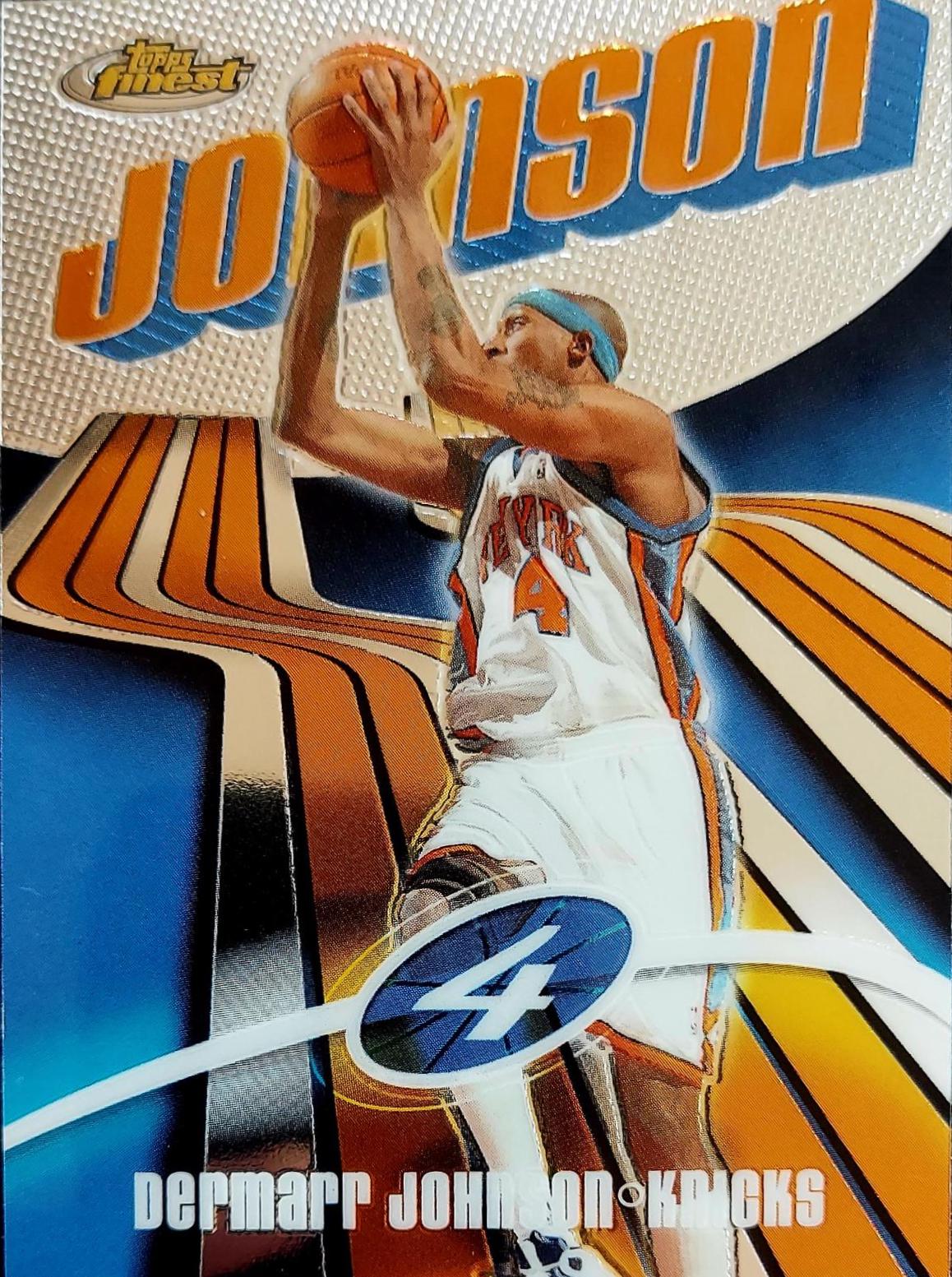 Dermarr Johnson #34 Basketball Cards 2003 Finest