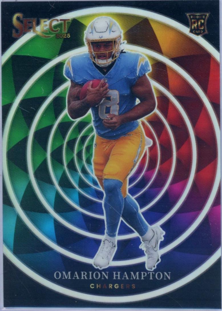 Omarion Hampton #14 2025 Panini Select Football Color Wheel