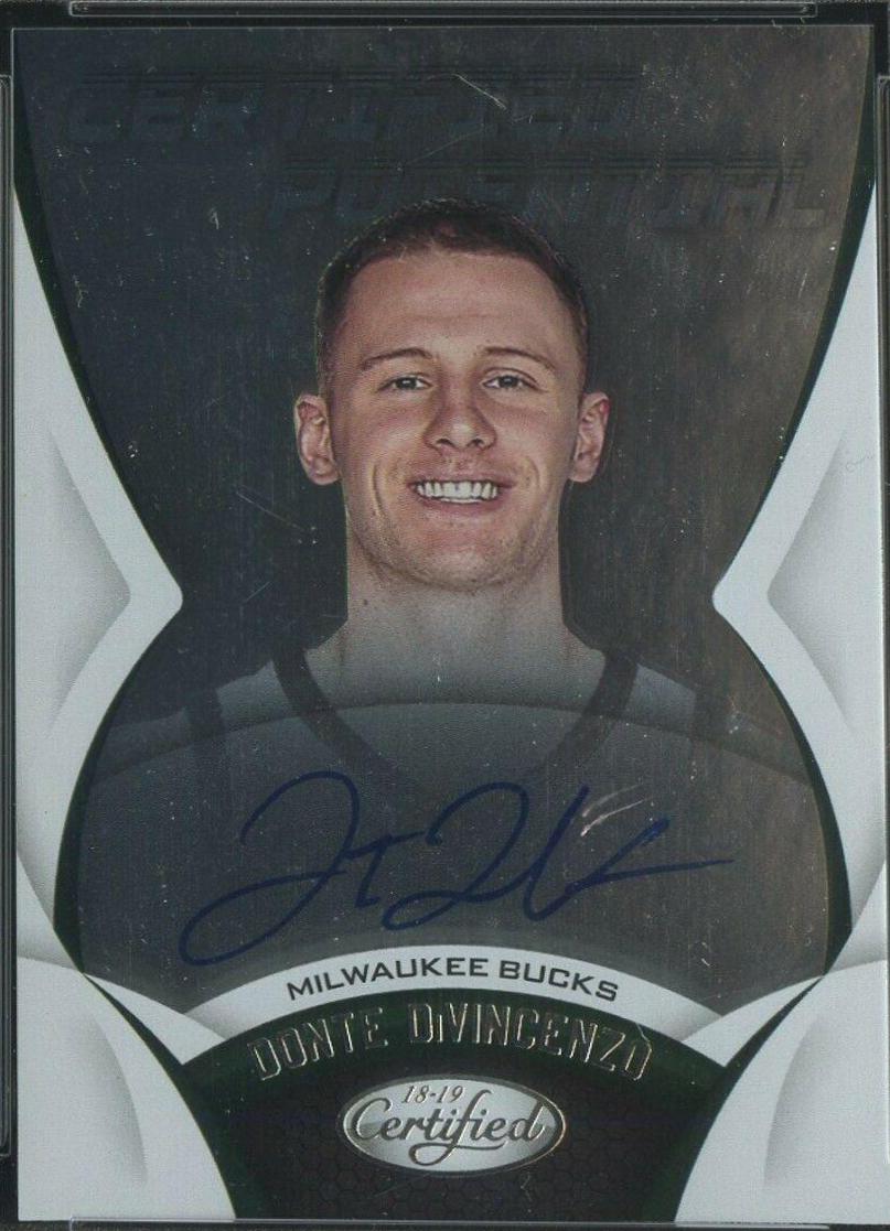Donte DiVincenzo #CP-DD Basketball Cards 2018 Panini Certified Potential Autographs