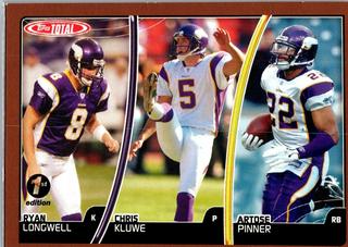 Chris Kluwe, Artose Pinner, Ryan Longwell