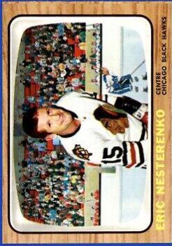 Eric Nesterenko #60 Hockey Cards 1966 Topps USA Test