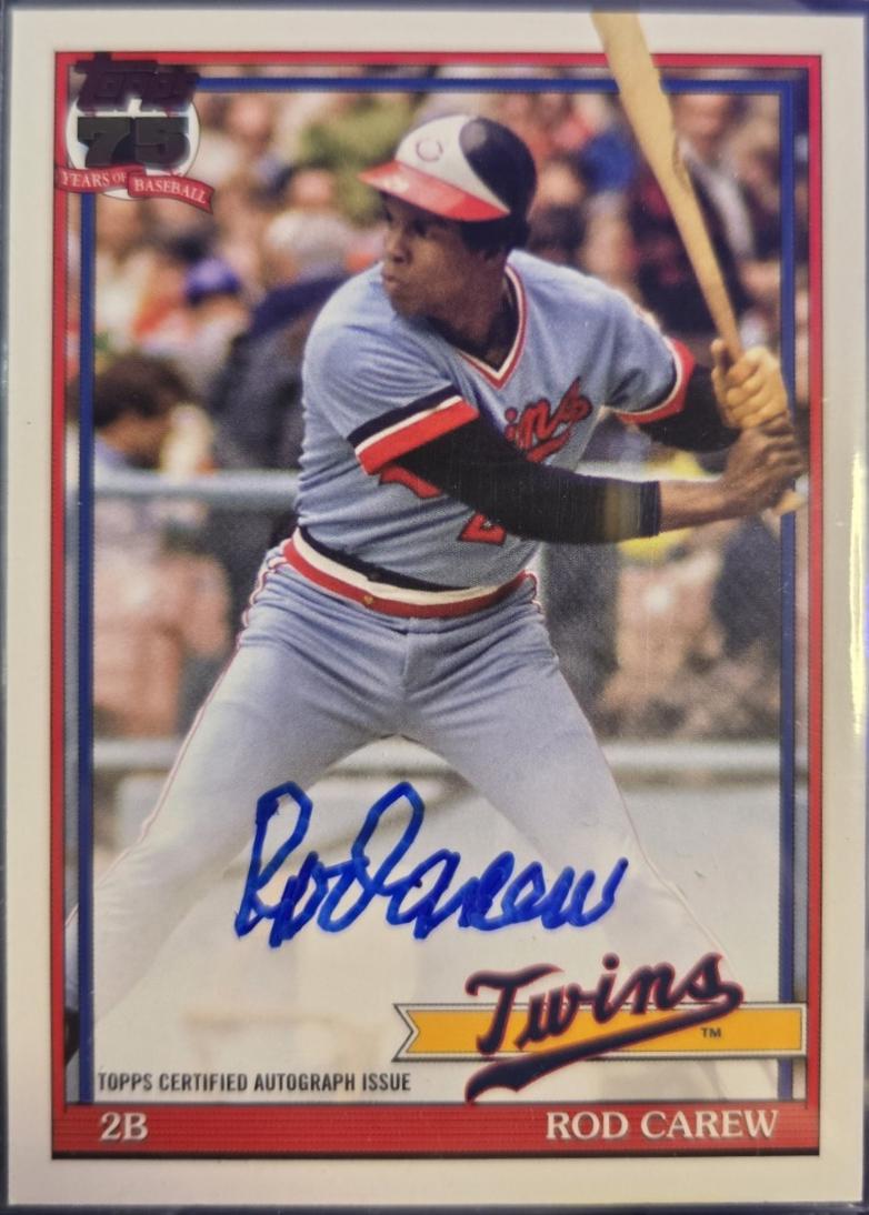 Rod Carew #91A-RC