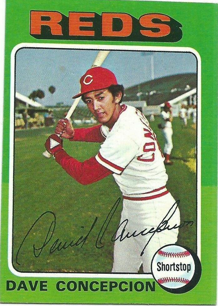 Dave Concepcion #17 Baseball Cards 1975 Topps Mini