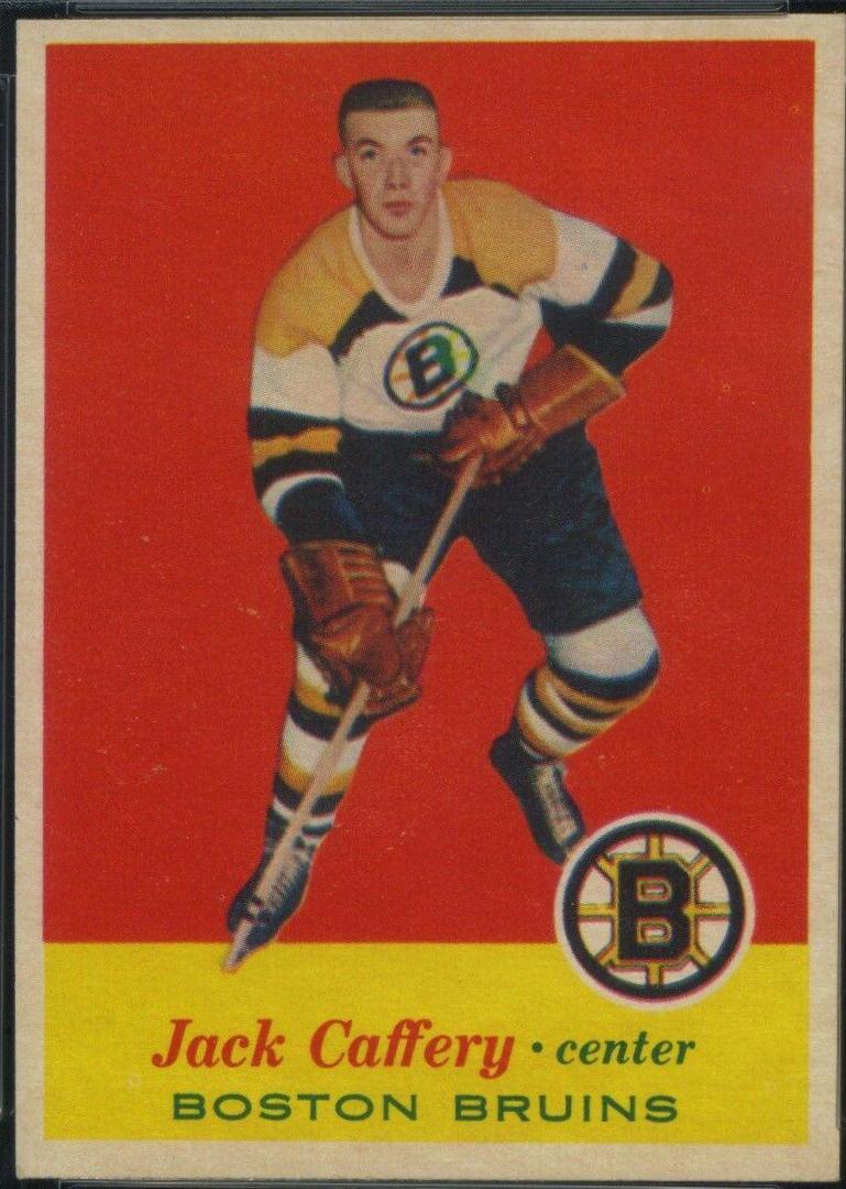 Jack Caffery #8 Hockey Cards 1957 Topps