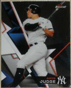 Aaron Judge #1 Baseball Cards 2018 Topps Finest