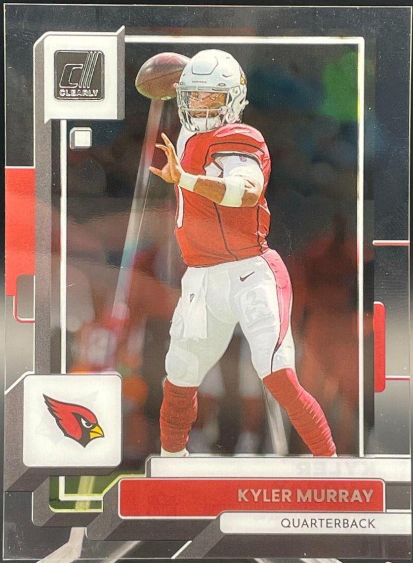 Kyler Murray #1 Football Cards 2022 Panini Clearly Donruss