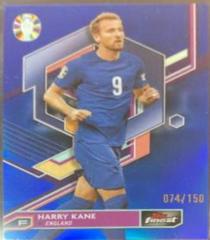 Harry Kane [Blue Refractor] #22 Soccer Cards 2023 Topps Finest Road to UEFA EURO Prices