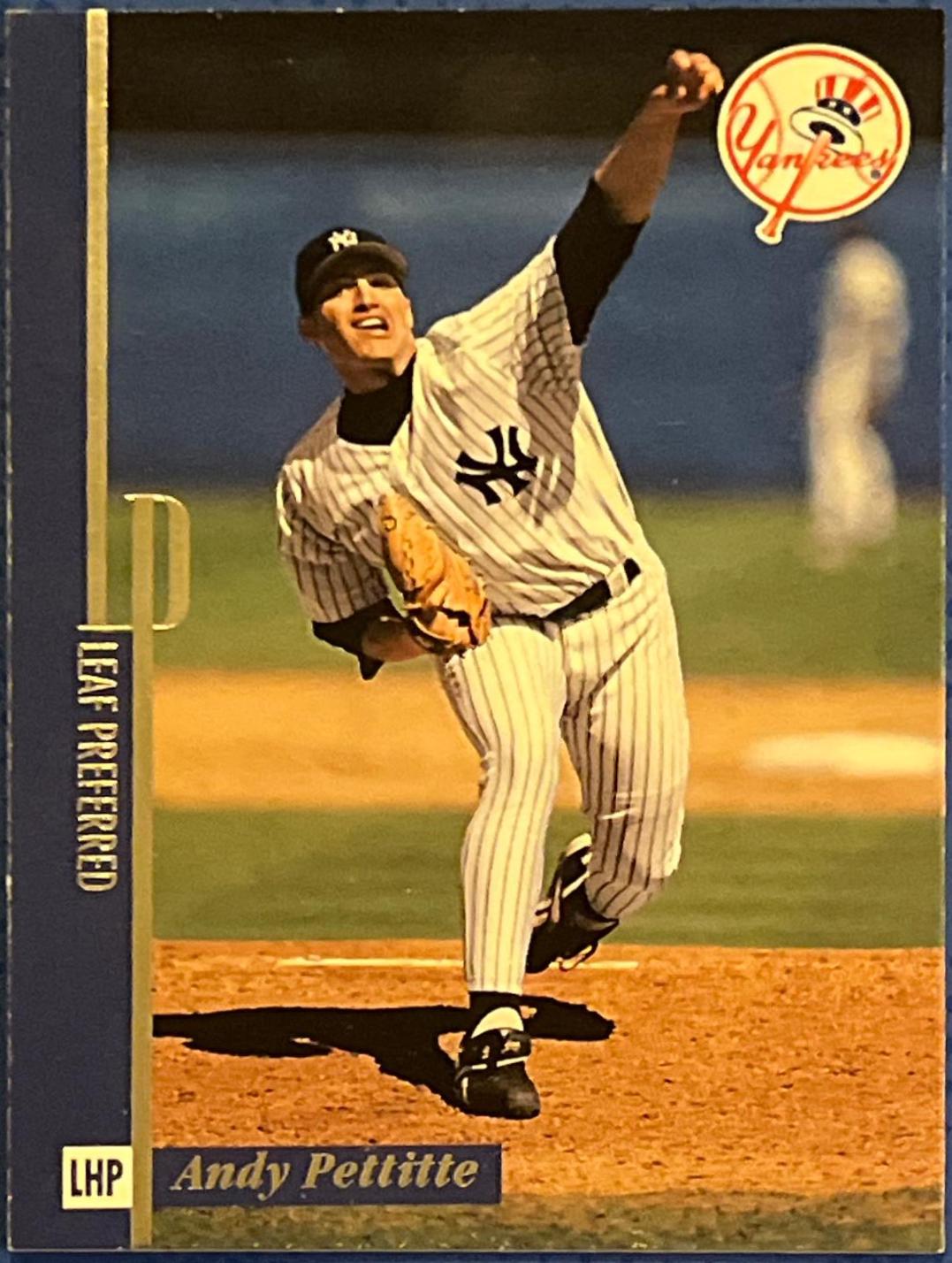 Andy Pettitte #72 Baseball Cards 1996 Leaf Preferred