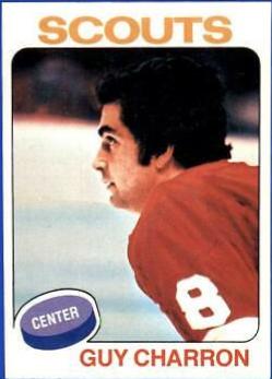 Guy Charron #32 Hockey Cards 1975 Topps