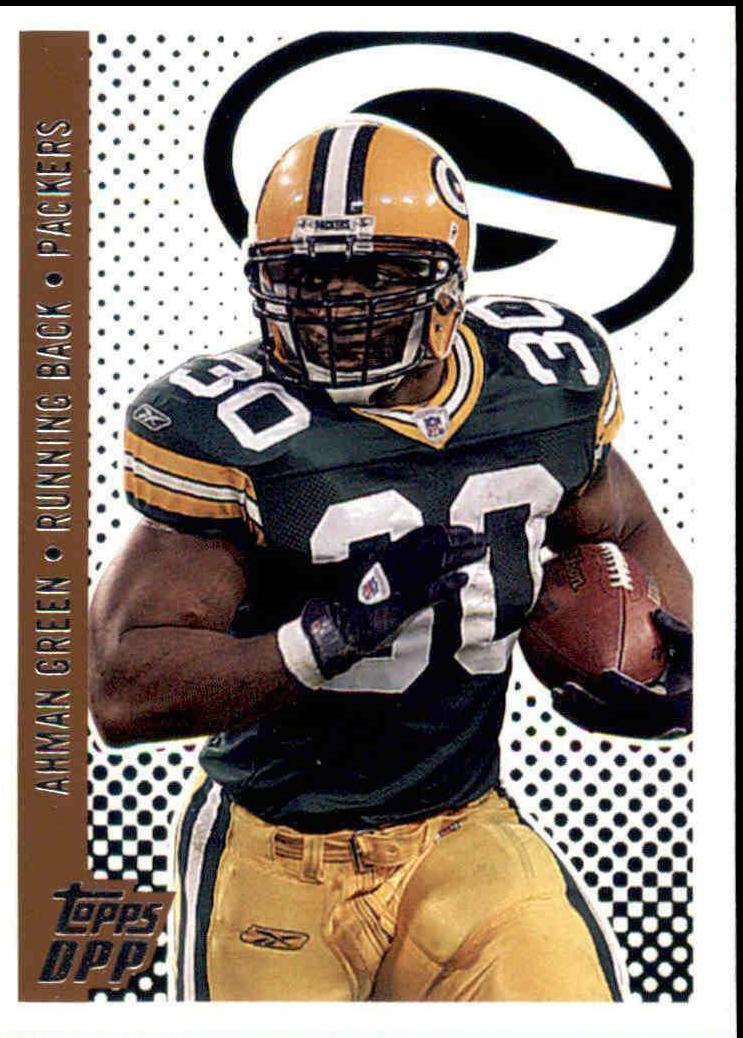Ahman Green #2 Football Cards 2006 Topps Draft Picks & Prospects