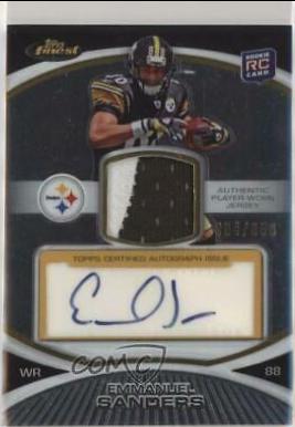 Emmanuel Sanders #24 Football Cards 2010 Topps Finest