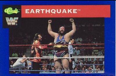 Earthquake #42 Wrestling Cards 1991 Classic WWF