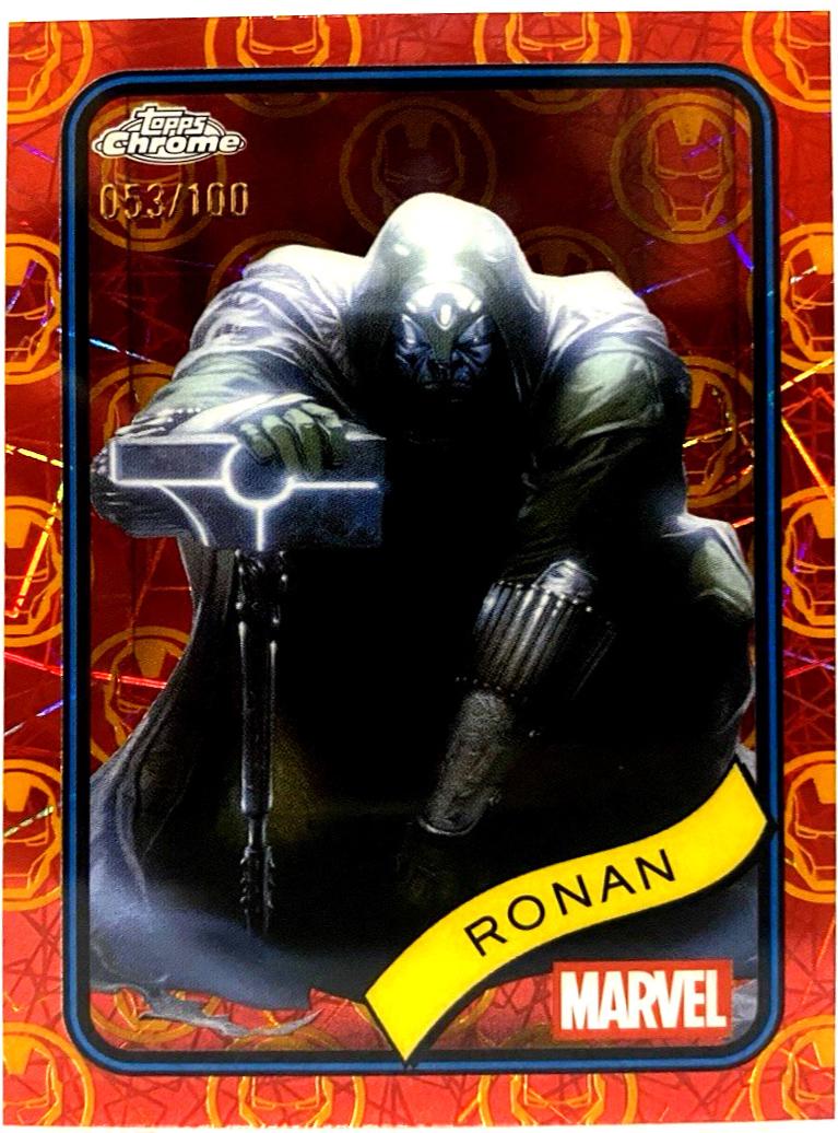 Ronan Iron Man Red & Gold Lazer Refractor