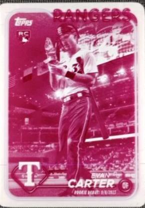 Evan Carter [Printing Plate] #US58