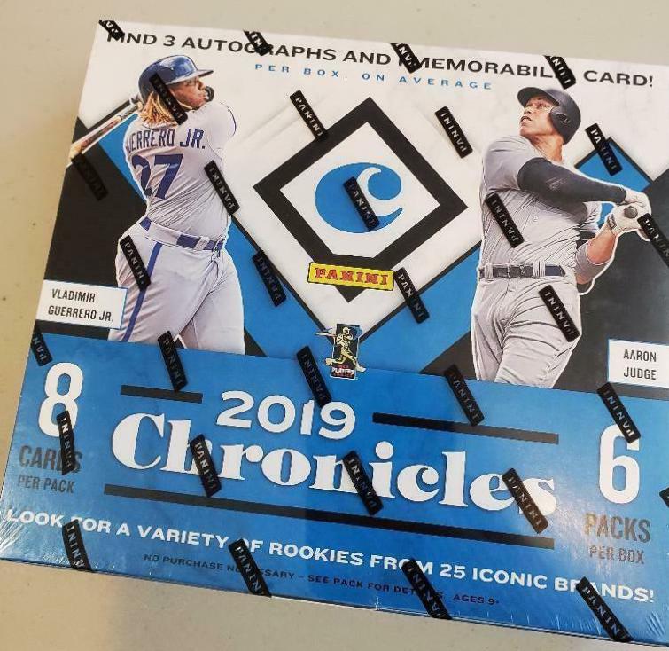 Hobby Box Baseball Cards 2019 Panini Chronicles