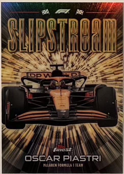 Oscar Piastri #SS-8 Racing Cards 2024 Topps Finest Formula 1 Slipstream
