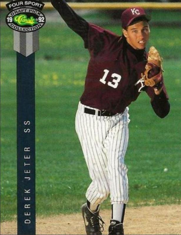 Derek Jeter #231 Baseball Cards 1992 Classic 4 Sport