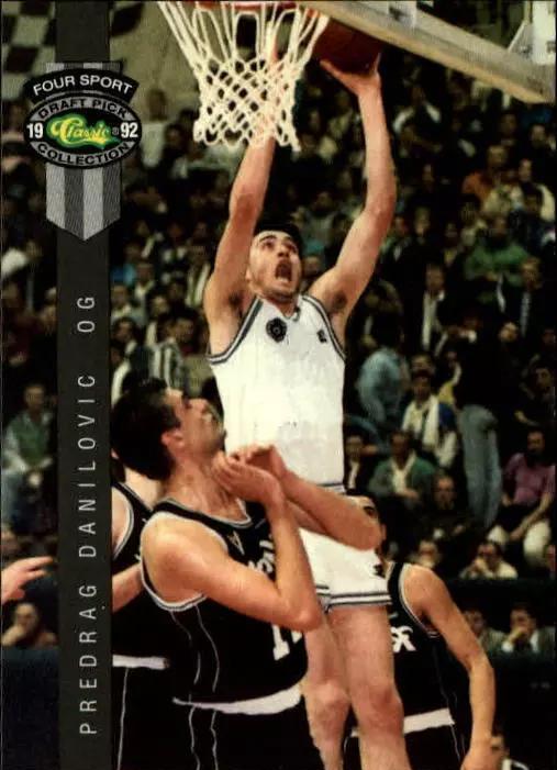 Predrag Danilovic #75 Basketball Cards 1992 Classic 4 Sport