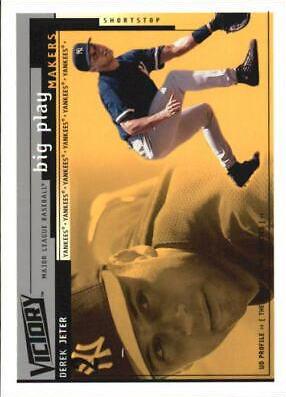 Derek Jeter #376 Baseball Cards 2000 Upper Deck Victory