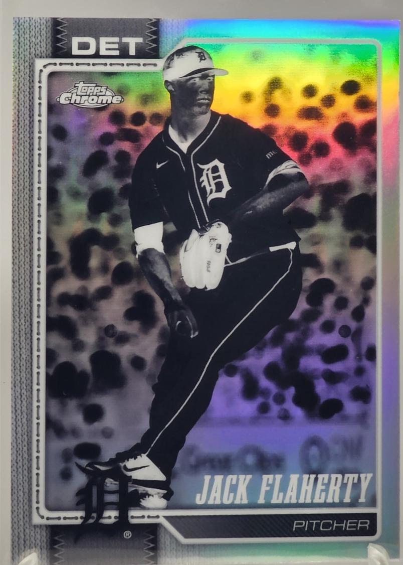 Jack Flaherty [Negative Refractor] (2026 Topps Chrome)