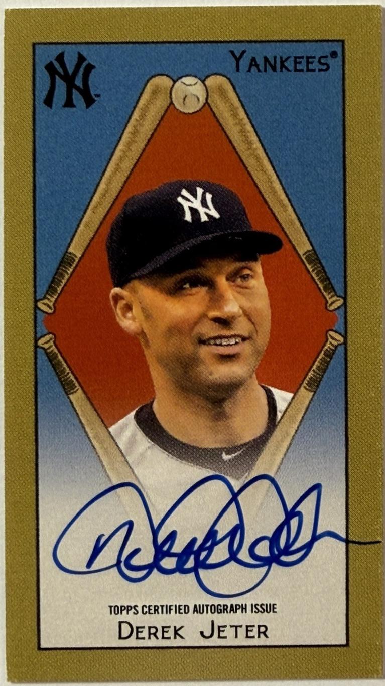 Derek Jeter Prices | 2025 Topps T205 Autograph | Baseball Cards