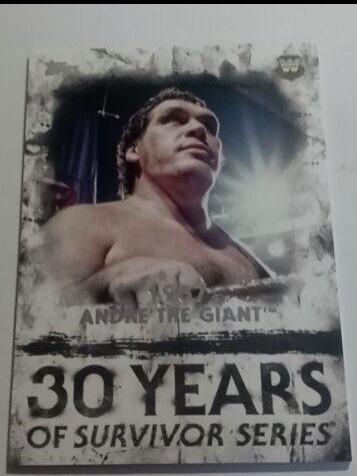 Andre The Giant #SS-1 Wrestling Cards 2018 Topps WWE Undisputed 30 Years of Survivor Series