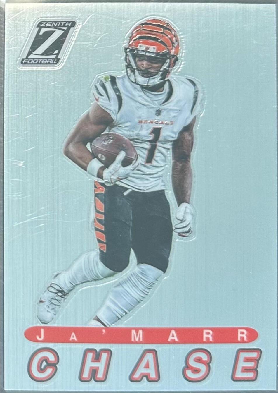 Ja'Marr Chase #8 Football Cards 2023 Panini Zenith Pacific