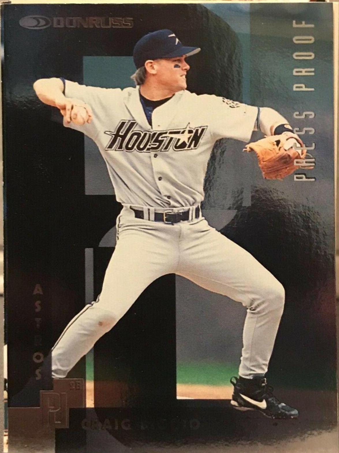 Craig Biggio #14 Baseball Cards 1997 Panini Donruss