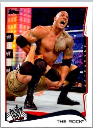 The Rock #40 Wrestling Cards 2014 Topps WWE
