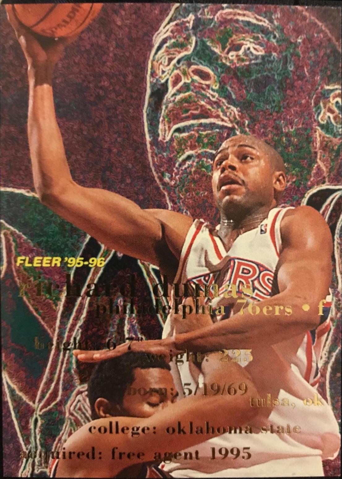 Richard Dumas #243 Basketball Cards 1995 Fleer